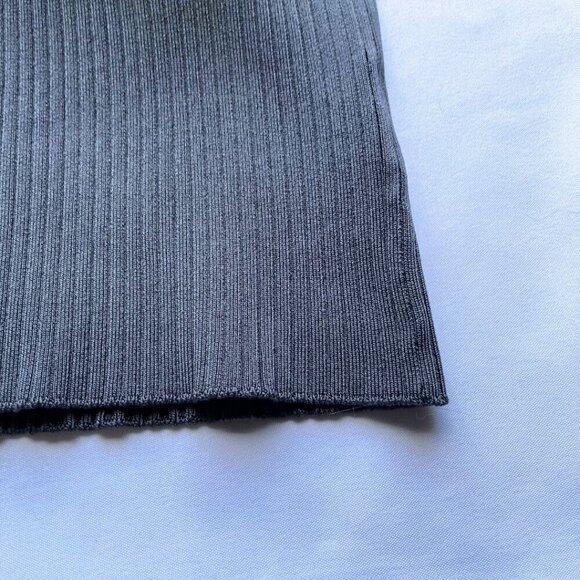 NWOT MARCIANO MUTED BLUE BODYCON KNIT MIDI DRESS - L - Picture 11 of 13